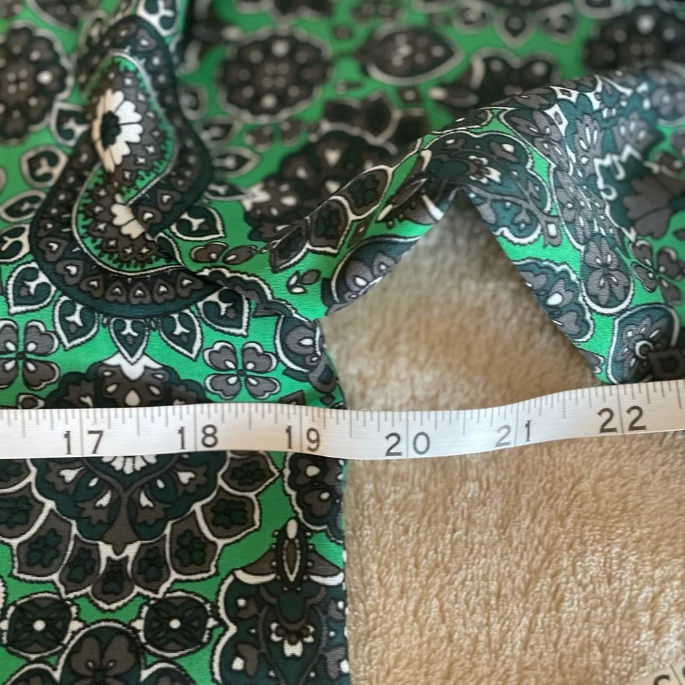 Juicy Couture Tie Front Floral Blouse - Size 4 - Picture 8 of 10